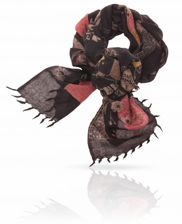 Палантин Женский ZW-VILLAGE/BLACK